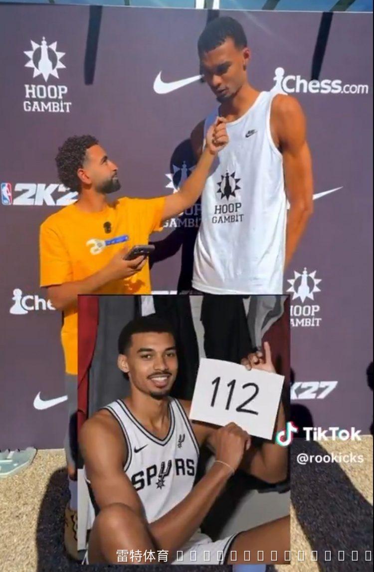文班亚马豪言震联盟：单场100分？我完全同意！