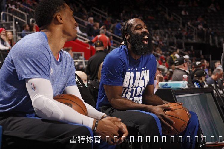 威少退役哈登续约，昔日雷霆双子星走向不同终点