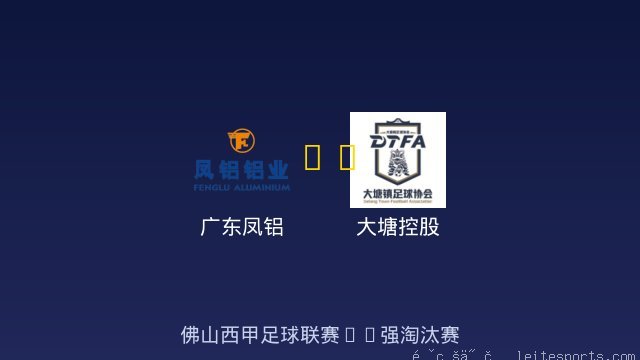 广东凤铝 vs 大塘控股 全场录像
